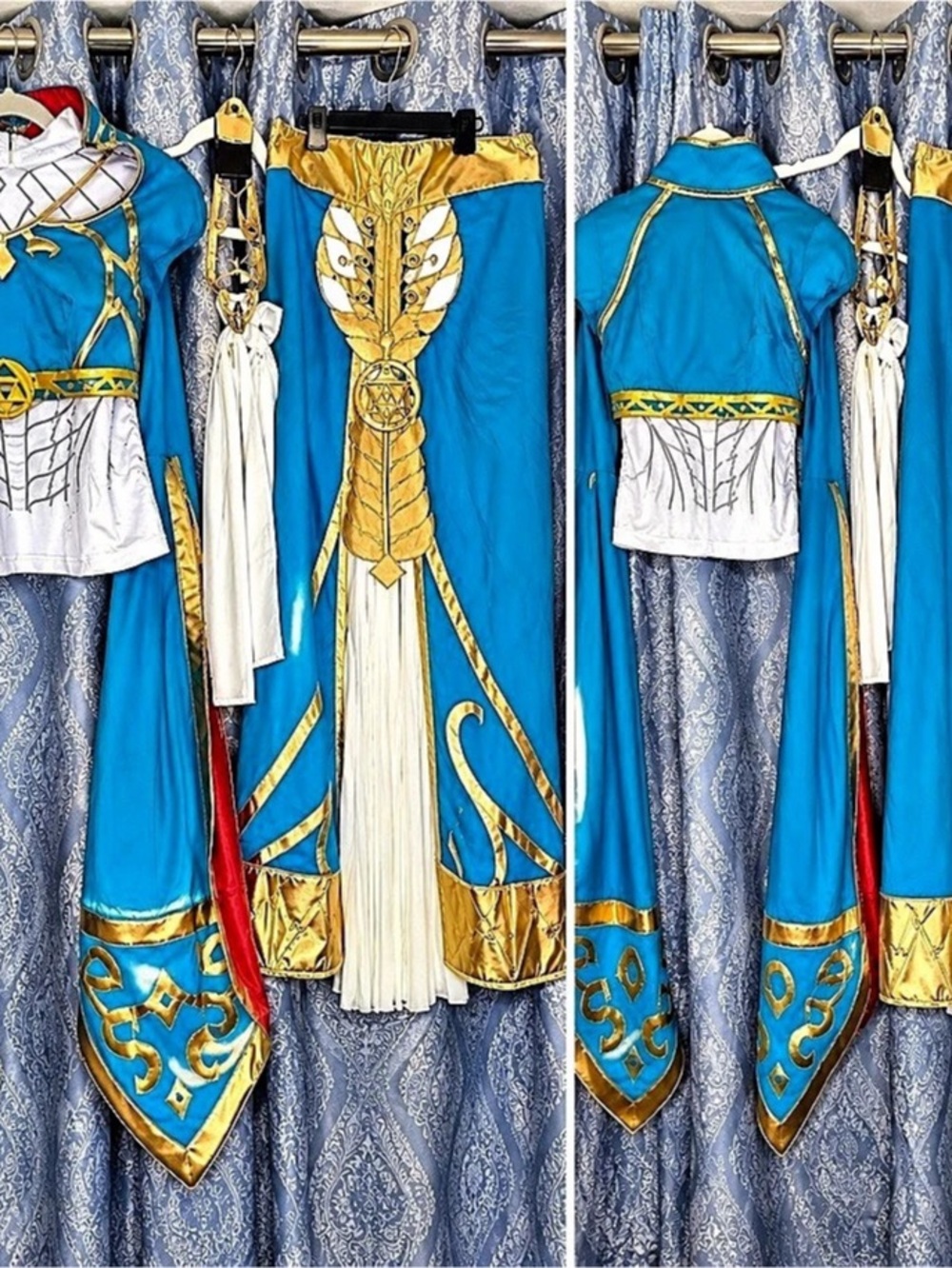 Princess Zelda BOTW Royal Dress Cosplay Costume Plus Size 1X/2X